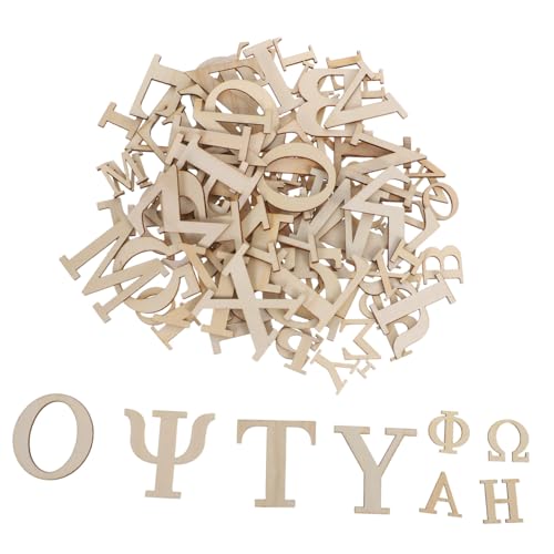 SHINEOFI 96 Stück Teiliges Griechisches Holzbuchstaben Naturbelassen Flach für Diy Basteln Bildungsbuchstaben Multikulturelles Lernen und Dekoration zu Hause und Schule SHINEOFI 96 Stück Teiliges Griechisches Holzbuchstaben Naturbelassen Flach für Diy Basteln Bildungsbuchstaben Multikulturelles Lernen und Dekoration zu Hause und Schule von SHINEOFI