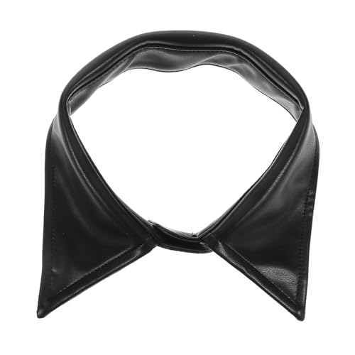 SHINEOFI Abnehmbarer PU Fake Kragen Damen Vielseitiger Blusenkragen Einsatz Weicher Kunstleder Krageneinsatz für Hemden Pullover und Jacken Modischer Schmuck für Einfache Outfit SHINEOFI Abnehmbarer PU Fake Kragen Damen Vielseitiger Blusenkragen Einsatz Weicher Kunstleder Krageneinsatz für Hemden Pullover und Jacken Modischer Schmuck für Einfache Outfit von SHINEOFI