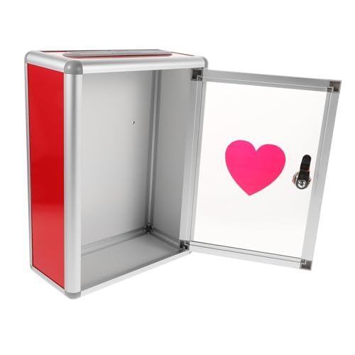 SHINEOFI Abschließbare Metall-vorschlagsbox Wandmontage Platzsparend Großes Fassungsvermögen Sicher Für Büro Eingang Briefkasten Mit Schlitz Für Spenden Beschwerden SHINEOFI Abschließbare Metall-vorschlagsbox Wandmontage Platzsparend Großes Fassungsvermögen Sicher Für Büro Eingang Briefkasten Mit Schlitz Für Spenden Beschwerden von SHINEOFI