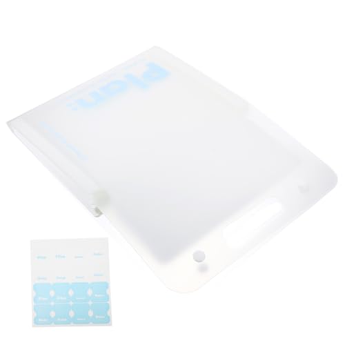 SHINEOFI Aktenhalter ordner büromappe dokumentenmappe aktenmappe Organizer zur Aufbewahrung von Scrapbook-Papier Dateiorganisator für Trennlaschen mit Taschen Dokumentenschutzdokumente Weiß von SHINEOFI