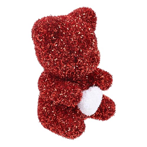 SHINEOFI Bärendekorationen Cute Decor wohnungsdeko Bärenfigur Couples Decoration Plüschspielzeug Plüschtiere ausgestopft Valentinstag-Bär-Puppen- Valentinstag Kleiner Bär Plastik rot SHINEOFI Bärendekorationen Cute Decor wohnungsdeko Bärenfigur Couples Decoration Plüschspielzeug Plüschtiere ausgestopft Valentinstag-Bär-Puppen- Valentinstag Kleiner Bär Plastik rot von SHINEOFI