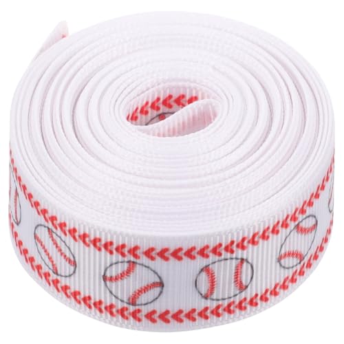SHINEOFI Baseball Geschenkband Polyester Breit Sport Party Dekoband DIY Schleifenband für Bastelarbeiten und Geschenkverpackung mit Elegantem Design SHINEOFI Baseball Geschenkband Polyester Breit Sport Party Dekoband DIY Schleifenband für Bastelarbeiten und Geschenkverpackung mit Elegantem Design von SHINEOFI