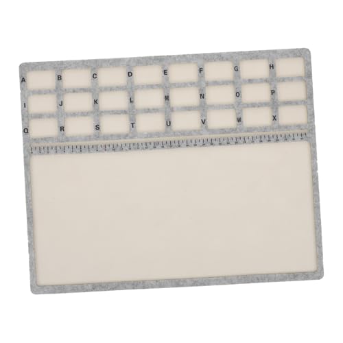 SHINEOFI Beading Board Tray mit Präziser Multifunktionales Schmuck Design Tablett für Diy Armbänder und Halsketten Robustes Kompaktes Bead Tray für Perlen Sortieren und Schmuckherstellung SHINEOFI Beading Board Tray mit Präziser Multifunktionales Schmuck Design Tablett für Diy Armbänder und Halsketten Robustes Kompaktes Bead Tray für Perlen Sortieren und Schmuckherstellung von SHINEOFI