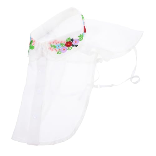 SHINEOFI Bestickter Falscher Krageneinsatz Damen Abnehmbarer Blusen halsteil Modisches Vielseitiges Shirt accessoire Kombinierbar für Stilvolle und Lässige Outfits SHINEOFI Bestickter Falscher Krageneinsatz Damen Abnehmbarer Blusen halsteil Modisches Vielseitiges Shirt accessoire Kombinierbar für Stilvolle und Lässige Outfits von SHINEOFI