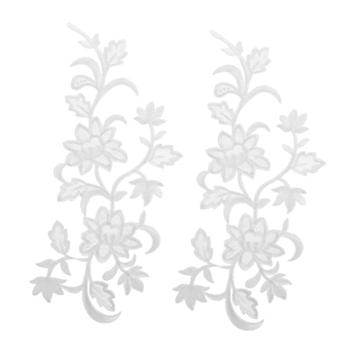 SHINEOFI Blumensticker Blume Patches Zum Aufnähen Blumenpolyester -applikationen Nähen Blumenflicken Zum Aufbügeln Gestickte Blumenapplikationen Patches Bestickte Aufnäher Weiß Stickerei SHINEOFI Blumensticker Blume Patches Zum Aufnähen Blumenpolyester -applikationen Nähen Blumenflicken Zum Aufbügeln Gestickte Blumenapplikationen Patches Bestickte Aufnäher Weiß Stickerei von SHINEOFI