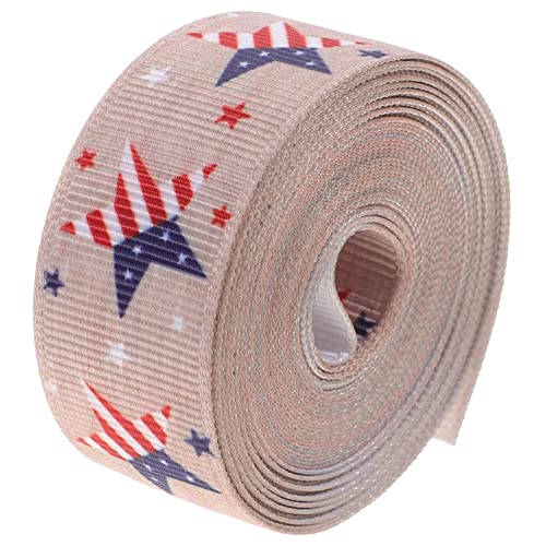 SHINEOFI DIY Patriotic Ribbon für Unabhängigkeitstag Breit Hochwertiges für Schleifen und Dekorationen für Geschenkbänder und Bastelprojekte von SHINEOFI