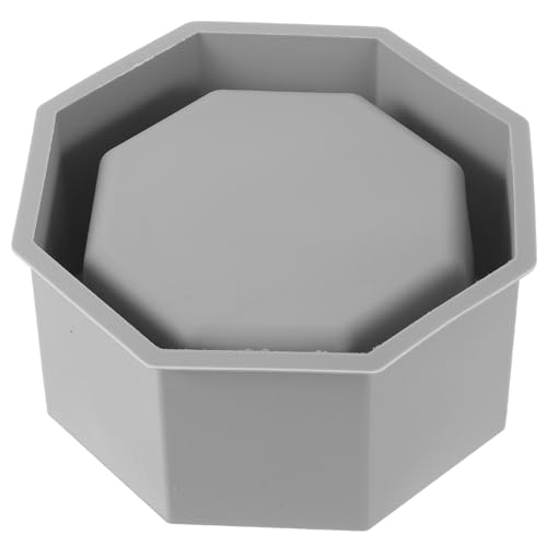 SHINEOFI DIY Silikon Blumentopfform Sechseckig Glatt Oberfläche Pflanztopf Gießform für Individuelle Pflanzenbehälter DIY Basteln von SHINEOFI