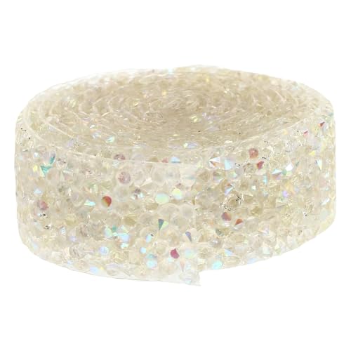 SHINEOFI DIY Strassband Transparent Weiß Resin Rhinestone Webbing Selbstklebend Glitzerndes Kristallband für Schmuck Basteln Auto Geschenk Handy Dekoration SHINEOFI DIY Strassband Transparent Weiß Resin Rhinestone Webbing Selbstklebend Glitzerndes Kristallband für Schmuck Basteln Auto Geschenk Handy Dekoration von SHINEOFI