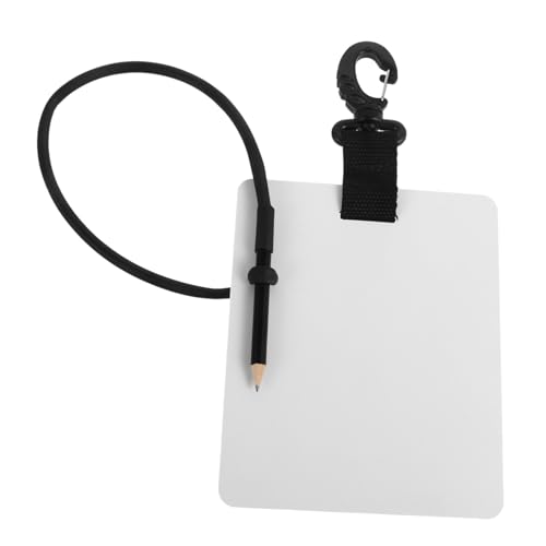 SHINEOFI Diving Whiteboard mit Drehclip und Bleistift Wasserdichte Schreibtafel für Unterwasserkommunikation und Notizen Vielseitig Einsetzbar für Tauchen und Schwimmen Angenehme SHINEOFI Diving Whiteboard mit Drehclip und Bleistift Wasserdichte Schreibtafel für Unterwasserkommunikation und Notizen Vielseitig Einsetzbar für Tauchen und Schwimmen Angenehme von SHINEOFI
