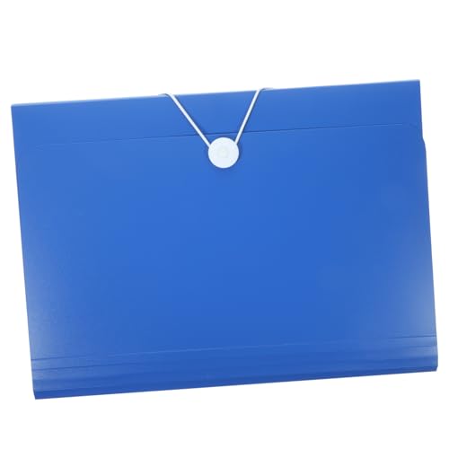 SHINEOFI Dokument Organizer Ordner coupon gutscheinheft aktenmappen dateimanager Dateiorganisator Dokumentenhalter aus Papier mehrlagige Aktentasche Organisator für Papierakten Plastik Blue von SHINEOFI