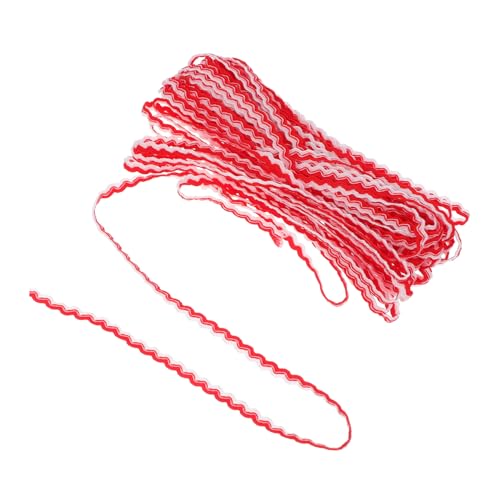 SHINEOFI Doppelfarbiger Gewellter Wellenbesatz Breit Weiches Gewebtes Band für Diy Kleidung Vorhänge Polster Lampenschirme Vielseitiger Stoffbesatz für Handwerksprojekte SHINEOFI Doppelfarbiger Gewellter Wellenbesatz Breit Weiches Gewebtes Band für Diy Kleidung Vorhänge Polster Lampenschirme Vielseitiger Stoffbesatz für Handwerksprojekte von SHINEOFI