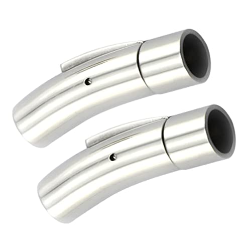 SHINEOFI Edelstahl Magnetverschluss Für 5mm Durchmesser Lederband Endkappen Schmuckzubehör Für Die Schmuckherstellung Robuste Und Langlebige Verbindungslösungen von SHINEOFI