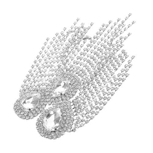 SHINEOFI Europäische Diamantanzug Quaste Schulter Anzug Zubehör Quasten Abzeichen Modische Schulter Epauletten Quasten Dekorationen Vintage Quasten Epauletten Schulterschmuck Für von SHINEOFI
