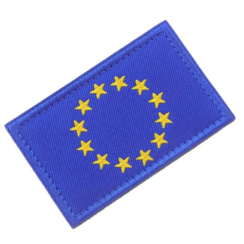SHINEOFI Europäische Union Flagge Aufnäher Besticktes Patch für Rucksäcke Kleidung und Hüte Robuste Nylonkonstruktion für Kreative Nähprojekte und Sportliche Reisen SHINEOFI Europäische Union Flagge Aufnäher Besticktes Patch für Rucksäcke Kleidung und Hüte Robuste Nylonkonstruktion für Kreative Nähprojekte und Sportliche Reisen von SHINEOFI