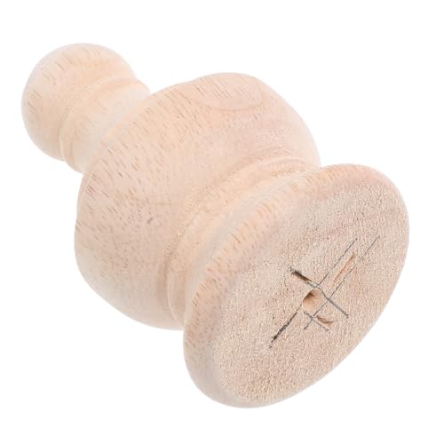 SHINEOFI Europäischer Stil Holzsäulen Kopf Unlackiertes Holz Endstück Handgeschnitzte Dekorative Finials für Bettpfosten Treppengeländer und Zaunpfosten Klassische SHINEOFI Europäischer Stil Holzsäulen Kopf Unlackiertes Holz Endstück Handgeschnitzte Dekorative Finials für Bettpfosten Treppengeländer und Zaunpfosten Klassische von SHINEOFI