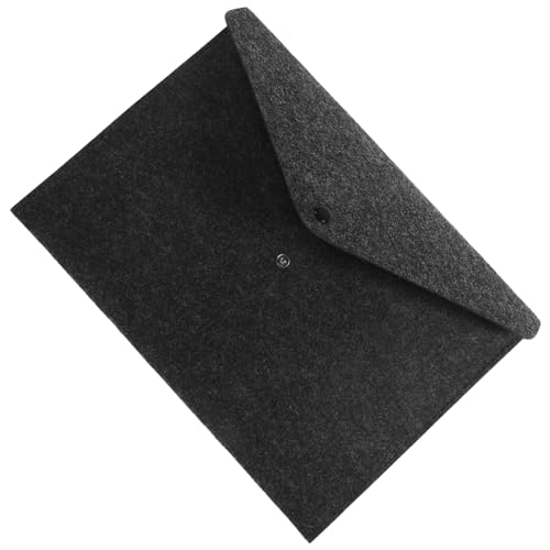 SHINEOFI Filz Aktenordner mit Knopfverschluss Tragbare Dokumentenmappe für Büro Schule und Reisen Dunkelgrau Große Kapazität Leicht und Zufällige Farbe SHINEOFI Filz Aktenordner mit Knopfverschluss Tragbare Dokumentenmappe für Büro Schule und Reisen Dunkelgrau Große Kapazität Leicht und Zufällige Farbe von SHINEOFI