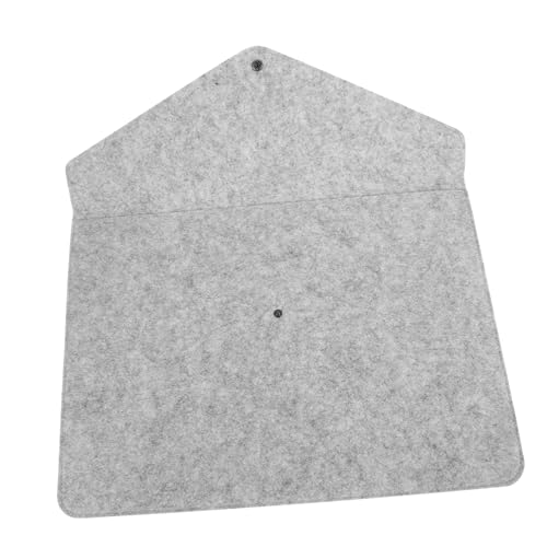 SHINEOFI Filz Dokumentenhalter Tragbare Aktenmappe für Büro Zuhause Organizer für Rechnungen Verträge Wichtige Unterlagen Graue Filz Aufbewahrungstasche mit Druckknopf SHINEOFI Filz Dokumentenhalter Tragbare Aktenmappe für Büro Zuhause Organizer für Rechnungen Verträge Wichtige Unterlagen Graue Filz Aufbewahrungstasche mit Druckknopf von SHINEOFI