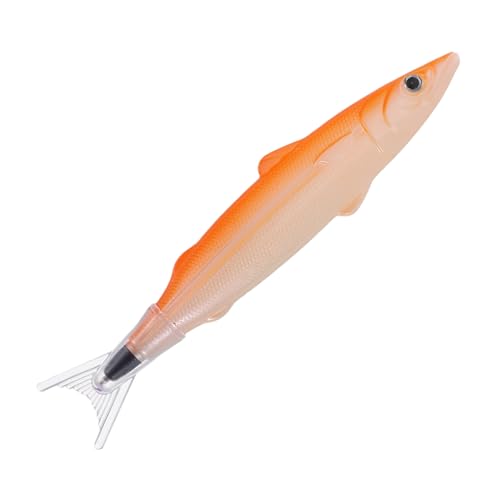 SHINEOFI Fischballstift Süße Fischstifte Fischhilfe Gesalzener Fischformballpoint Stift Lustiger Fischstift Fischgehege Fisch Geformte Kugelschreiber Zubehör Für Angelpartys Plastik Orange von SHINEOFI