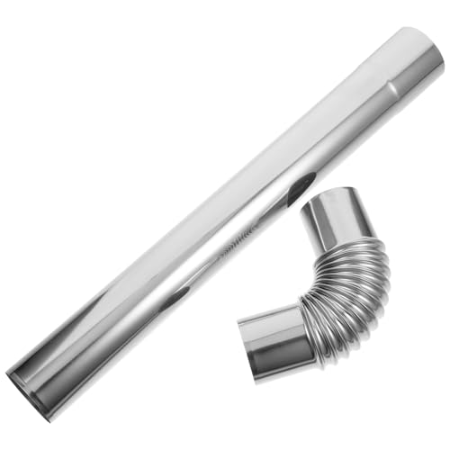 SHINEOFI Flexible Edelstahl Rauchabzug Ofenrohr mit Bogen Hitzebeständiger Langlebiger Kaminabgasrohr für Holzöfen Flexible Metallabgasleitung für Outdoor und Haushalt SHINEOFI Flexible Edelstahl Rauchabzug Ofenrohr mit Bogen Hitzebeständiger Langlebiger Kaminabgasrohr für Holzöfen Flexible Metallabgasleitung für Outdoor und Haushalt von SHINEOFI