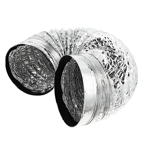 SHINEOFI Flexibler Abluftschlauch Aluminiumfolie Küchenabzugssystem Luftwiderstand und Leckagen Hitzebeständig und Langlebig SHINEOFI Flexibler Abluftschlauch Aluminiumfolie Küchenabzugssystem Luftwiderstand und Leckagen Hitzebeständig und Langlebig von SHINEOFI