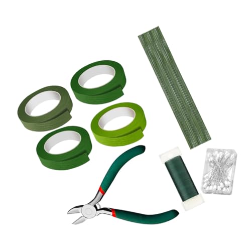 SHINEOFI Floristen Werkzeug Flexiblem Robustem Blumendraht Drahtschneider Klebeband und Stiel draht für DIY Blumenarrangements Kranz Straußerstellung Tragbar und Anwenderfreundlich SHINEOFI Floristen Werkzeug Flexiblem Robustem Blumendraht Drahtschneider Klebeband und Stiel draht für DIY Blumenarrangements Kranz Straußerstellung Tragbar und Anwenderfreundlich von SHINEOFI