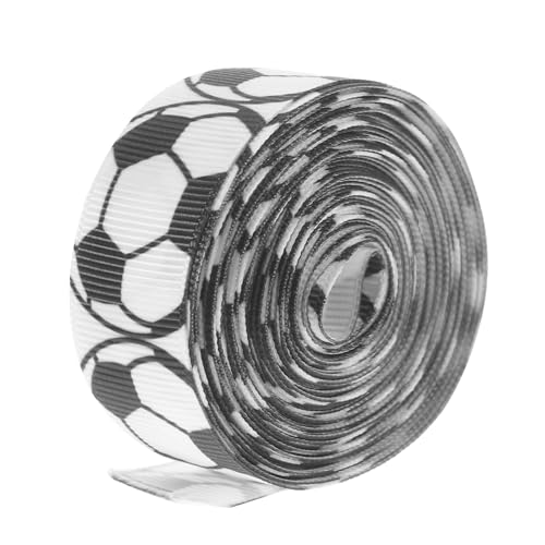 SHINEOFI Fußball Dekorationsband Hochwertiges Langlebiges Satin Ribbon für Diy Projekte und Partys für Fußballfans und Kreative Bastelarbeiten SHINEOFI Fußball Dekorationsband Hochwertiges Langlebiges Satin Ribbon für Diy Projekte und Partys für Fußballfans und Kreative Bastelarbeiten von SHINEOFI