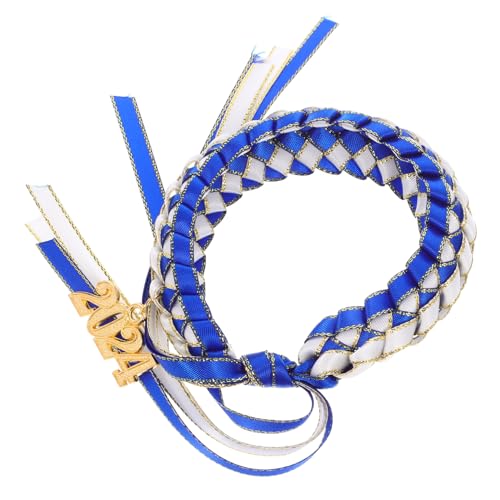 SHINEOFI Geflochtenes Graduation Armband Handgefertigt Leichtes Seilarmband mit Schmetterlingsknoten Weiß Blau für Absolventen Freundschaft Schmuck SHINEOFI Geflochtenes Graduation Armband Handgefertigt Leichtes Seilarmband mit Schmetterlingsknoten Weiß Blau für Absolventen Freundschaft Schmuck von SHINEOFI