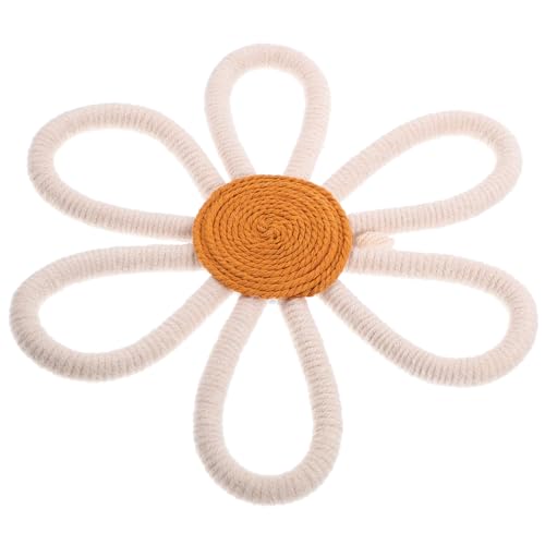 SHINEOFI Gewebte Wanddekoration für Kinderzimmer Boho Blumen Wandbehang Baumwollseil Niedliche und Stilvolle Dekoration für Mädchenzimmer Sorgt für Romantische SHINEOFI Gewebte Wanddekoration für Kinderzimmer Boho Blumen Wandbehang Baumwollseil Niedliche und Stilvolle Dekoration für Mädchenzimmer Sorgt für Romantische von SHINEOFI