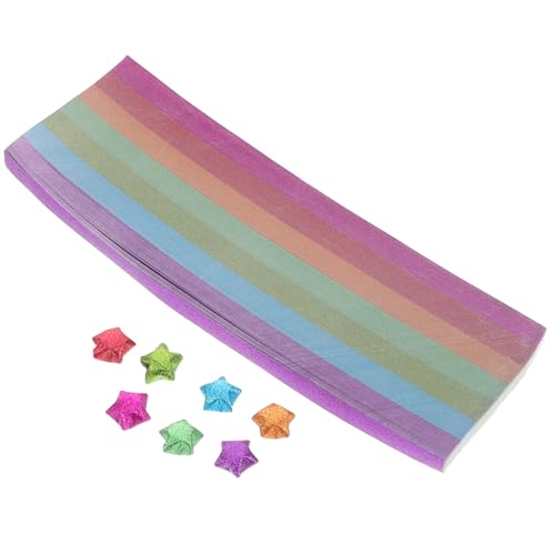 SHINEOFI Glänzendes Origami papier DIY Bastelset mit Glitzernden Sternpapierstreifen Bunte Faltstreifen für Erwachsene Kreative Familienaktivitäten und Kunstvolle Papierfaltprojekte SHINEOFI Glänzendes Origami papier DIY Bastelset mit Glitzernden Sternpapierstreifen Bunte Faltstreifen für Erwachsene Kreative Familienaktivitäten und Kunstvolle Papierfaltprojekte von SHINEOFI