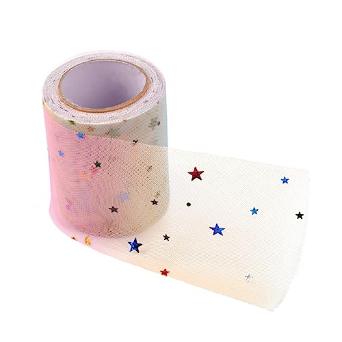 SHINEOFI Glitzernder Regenbogen Tüllrolle Yards mit Sternförmigen Strasssteinen Bunte Tischläufer Deko für Hochzeit Party und Modeaccessoires Flexibel und Einfach zu Verarbeiten SHINEOFI Glitzernder Regenbogen Tüllrolle Yards mit Sternförmigen Strasssteinen Bunte Tischläufer Deko für Hochzeit Party und Modeaccessoires Flexibel und Einfach zu Verarbeiten von SHINEOFI