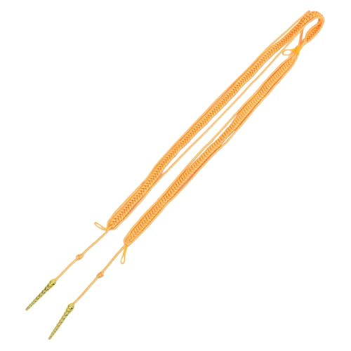 SHINEOFI Goldene Geflochtene Aiguillette Schulterband für Kostüm Vintage Stil Robuste und Uniformdekoration mit Komfortablem Sitz für Auftritte und SHINEOFI Goldene Geflochtene Aiguillette Schulterband für Kostüm Vintage Stil Robuste und Uniformdekoration mit Komfortablem Sitz für Auftritte und von SHINEOFI
