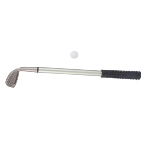 SHINEOFI Golfschläger-stift Desktop-golfstifte Geschenkstift Golfkugelschreiber Geschenkkugelschreiber Für Männer Neuheit Schreibstift Kugelschreiber Für Den Schreibtisch Metall Black von SHINEOFI