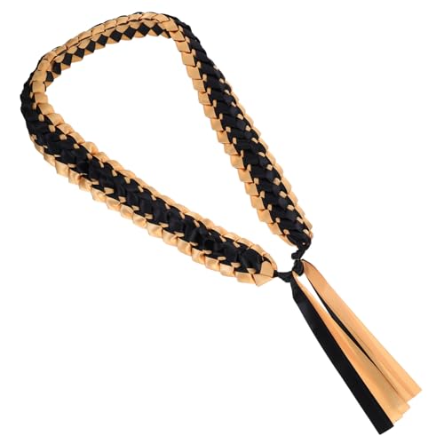 SHINEOFI Graduierungsband Halskette Handgewebte Polyester Leis für Abschlussfeiern Elastisch und Verstellbar für High School College und Universitätsabsolventen SHINEOFI Graduierungsband Halskette Handgewebte Polyester Leis für Abschlussfeiern Elastisch und Verstellbar für High School College und Universitätsabsolventen von SHINEOFI