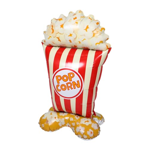 SHINEOFI Großer Popcorn Ballon Selbststehend Aufblasbare Partydekoration für Kindergeburtstag Shower und Karneval Stabile Folienballon Deko mit Einfachem Aufblasen für Fotohintergrund SHINEOFI Großer Popcorn Ballon Selbststehend Aufblasbare Partydekoration für Kindergeburtstag Shower und Karneval Stabile Folienballon Deko mit Einfachem Aufblasen für Fotohintergrund von SHINEOFI