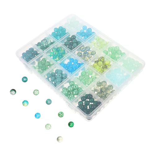 SHINEOFI Grüne Glasperlen mit Großen Löchern Fächer Aufbewahrungsbox Runde Dekorative Perlen für DIY Schmuckherstellung Armbänder Halsketten Ohrringe Vielseitige Bastelmaterialien SHINEOFI Grüne Glasperlen mit Großen Löchern Fächer Aufbewahrungsbox Runde Dekorative Perlen für DIY Schmuckherstellung Armbänder Halsketten Ohrringe Vielseitige Bastelmaterialien von SHINEOFI