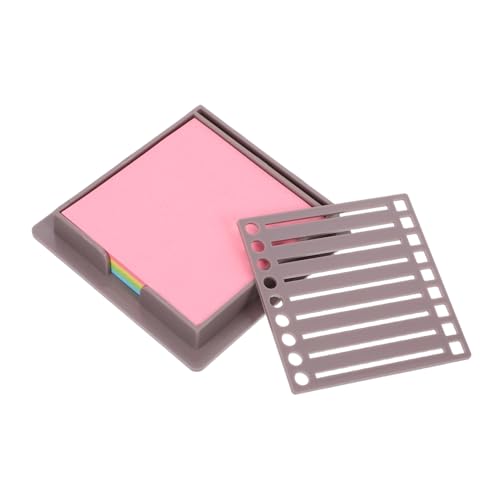SHINEOFI Haftnotiz Organizer mit Vorlage Selbstklebender Notizblock Halter Tiefgrau Bunter Haftnotizen Schreibtischaccessoires für Büro Schule und Zuhause SHINEOFI Haftnotiz Organizer mit Vorlage Selbstklebender Notizblock Halter Tiefgrau Bunter Haftnotizen Schreibtischaccessoires für Büro Schule und Zuhause von SHINEOFI