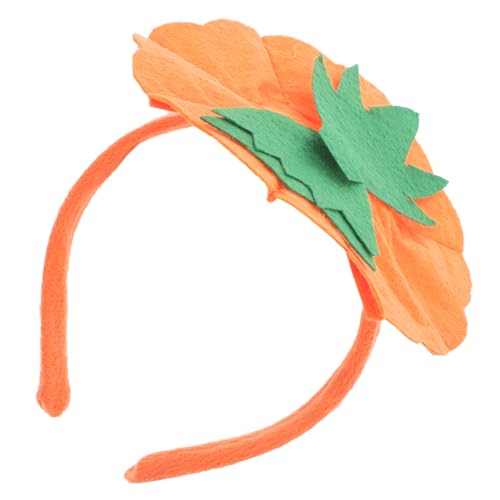 SHINEOFI Halloween-Kürbis-Stirnband Kürbiskostüm Halloween-Haarreifen Stirnbänder halloween haarschmuck haarschmuck halloween Cosplay-Haarreifen Stirnband im Kürbis-Stil Stoff von SHINEOFI