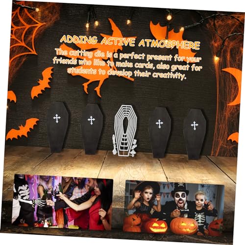 SHINEOFI Halloween Metall Stanzform Sargform Carbonstahl Langlebige DIY Schneide Schablone für Scrapbooking Grußkarten Albumdeko Kompatibel mit Stanzmaschine Einfache Handhabung Stabile SHINEOFI Halloween Metall Stanzform Sargform Carbonstahl Langlebige DIY Schneide Schablone für Scrapbooking Grußkarten Albumdeko Kompatibel mit Stanzmaschine Einfache Handhabung Stabile von SHINEOFI
