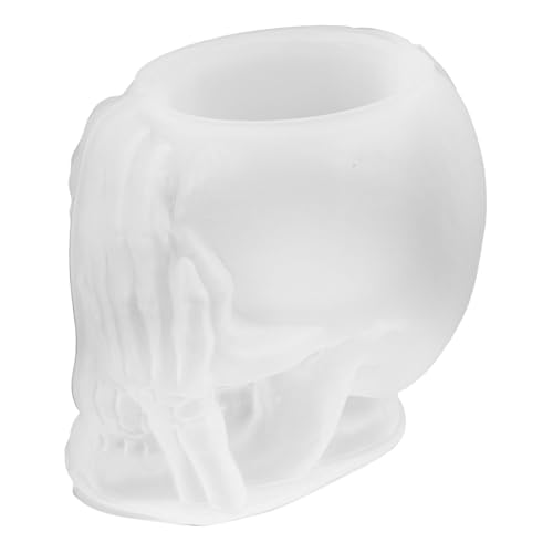 SHINEOFI Halloween Silikonform Kerzenhalter Schädel Langlebige Flexible Kerzenform für DIY Duftkerzen Vielseitige Gießform für Halloween Dekoration Hitzebeständiges Bastelzubehör SHINEOFI Halloween Silikonform Kerzenhalter Schädel Langlebige Flexible Kerzenform für DIY Duftkerzen Vielseitige Gießform für Halloween Dekoration Hitzebeständiges Bastelzubehör von SHINEOFI