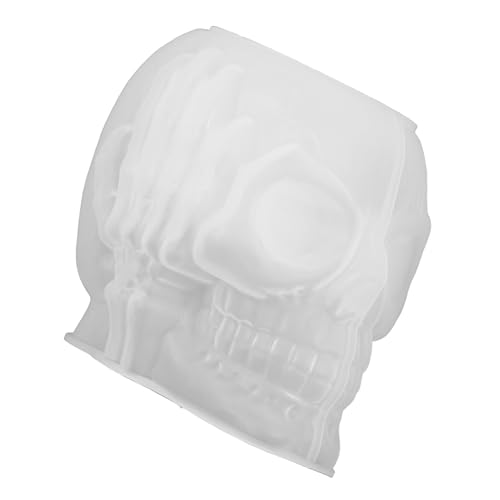 SHINEOFI Halloween Silikonform Schädel Kerzenhalter Gießform Silikonform für DIY Kerzenhalter Basteln Langlebig Einfach zu Reinigen für Halloween Dekoration und SHINEOFI Halloween Silikonform Schädel Kerzenhalter Gießform Silikonform für DIY Kerzenhalter Basteln Langlebig Einfach zu Reinigen für Halloween Dekoration und von SHINEOFI
