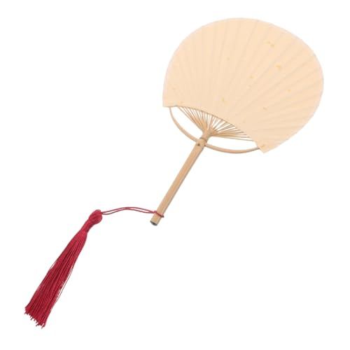 SHINEOFI Handgefertigter Mini Bambus Fächer Beige Tragbarer Doppelseitiger Diy Handfächer mit Quaste Nachhaltiger Chinesischer Stil für Hochzeit Party Tanz Fotografie und Dekoration SHINEOFI Handgefertigter Mini Bambus Fächer Beige Tragbarer Doppelseitiger Diy Handfächer mit Quaste Nachhaltiger Chinesischer Stil für Hochzeit Party Tanz Fotografie und Dekoration von SHINEOFI