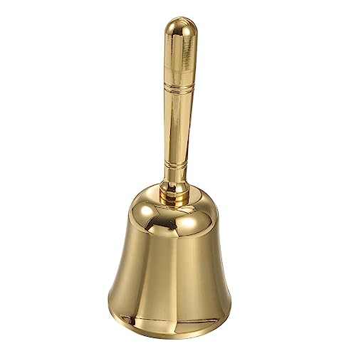 SHINEOFI Handglocke aus Messing Mittelgroß Lauter Service Restaurant Bell Für Empfang Party und Notfall mit Komfortablem Griff und Klarem Klang SHINEOFI Handglocke aus Messing Mittelgroß Lauter Service Restaurant Bell Für Empfang Party und Notfall mit Komfortablem Griff und Klarem Klang von SHINEOFI