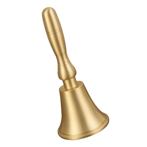 SHINEOFI Handglocke mit Holzgriff Lauter Klarer Vielseitige Serviceglocke für Schule Restaurant Empfang als Kinderspielzeug und Rufglocke für Hotel und Bar SHINEOFI Handglocke mit Holzgriff Lauter Klarer Vielseitige Serviceglocke für Schule Restaurant Empfang als Kinderspielzeug und Rufglocke für Hotel und Bar von SHINEOFI