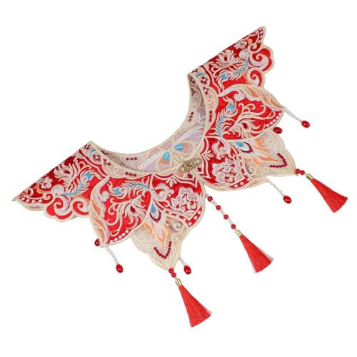 SHINEOFI Hanfu Umhang mit Quasten und Blumenkragen für Absolventen Eleganter Schultercape für Studienabschlüsse Stilvolle Accessoires für Chinesische Zeremonien Multifunktionales Design für SHINEOFI Hanfu Umhang mit Quasten und Blumenkragen für Absolventen Eleganter Schultercape für Studienabschlüsse Stilvolle Accessoires für Chinesische Zeremonien Multifunktionales Design für von SHINEOFI