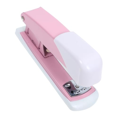 SHINEOFI Hefter büromaterial ergonomische Heftgeräte Buchheime ästhetische stationäre Bürowefter Abs Rosa von SHINEOFI
