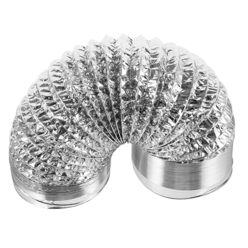 SHINEOFI Hochtemperatur -aluminiumfolie Luftkanal Trockner-entlüftungsschlauch Leiten Belüftungsschlauch Flexibler Auspuffkanalschlauch Abluftventilatorschlauch Führen Silver SHINEOFI Hochtemperatur -aluminiumfolie Luftkanal Trockner-entlüftungsschlauch Leiten Belüftungsschlauch Flexibler Auspuffkanalschlauch Abluftventilatorschlauch Führen Silver von SHINEOFI