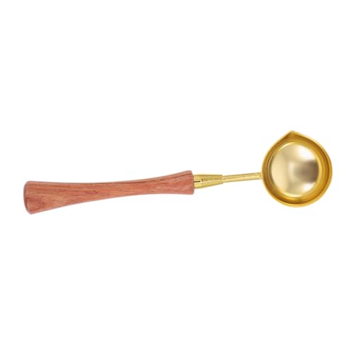 SHINEOFI Hochtemperaturbeständiger Wachslöffel aus Langlebigem Material Kreativer und Wiederverwendbarer Wachsstab mischer für DIY wachssiegel Einfach zu Bedienen für Kerzenwachs und von SHINEOFI