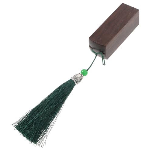 SHINEOFI Hölzernes Siegel Basteln Stempeln Personalisiert Graviert Gravieren Namenssiegel Sammelalbumstempel Namensstempelmaterial Chinesisches Siegelholz Leerer Holzstempel Coffee Schnur von SHINEOFI