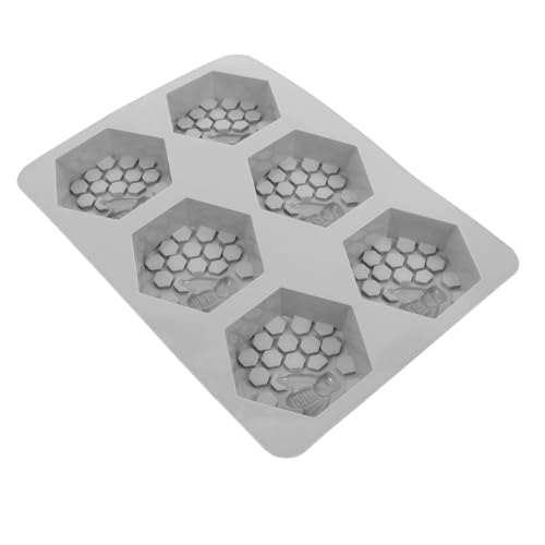 SHINEOFI Hohlräume Silikon Seifenform für Handgemachte Vielseitige Backform für Kuchen und Süßigkeiten Einfach zu Bedienen Spülmaschinenfest und Langlebig von SHINEOFI