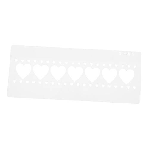 SHINEOFI Hollow Heart Painting Stencil Mehrzweck Schablone für Diy Projekte für Scrapbooking Kartenherstellung und Kreative Bastelarbeiten von SHINEOFI